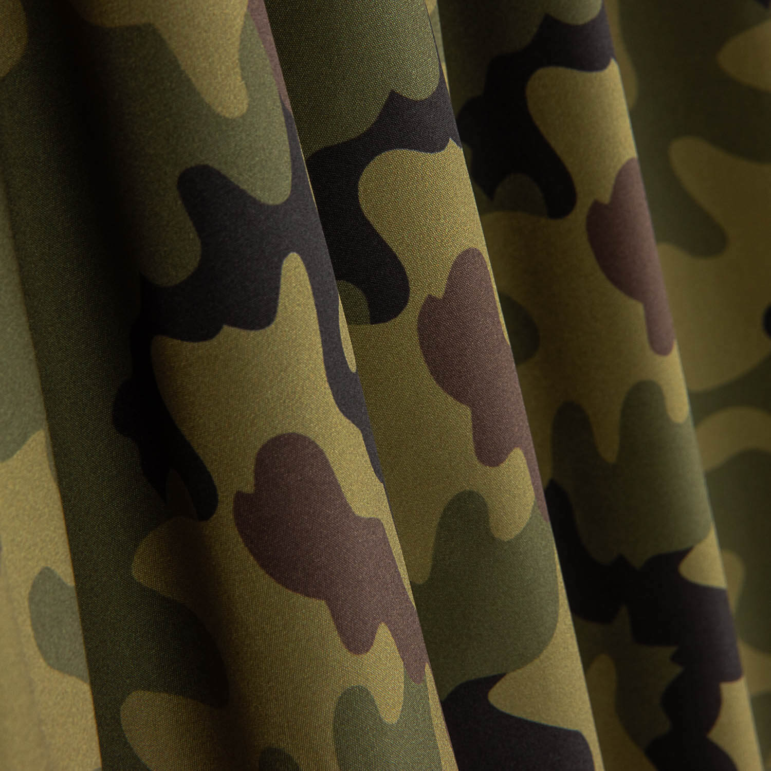 Fibra Técnica Sorona Estampado Camuflaje Verde - Ribes y Casals