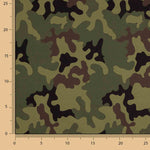 Fibra Técnica Sorona Estampado Camuflaje Verde - Ribes y Casals