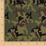 Fibra Técnica Sorona Estampado Camuflaje Verde - Ribes y Casals