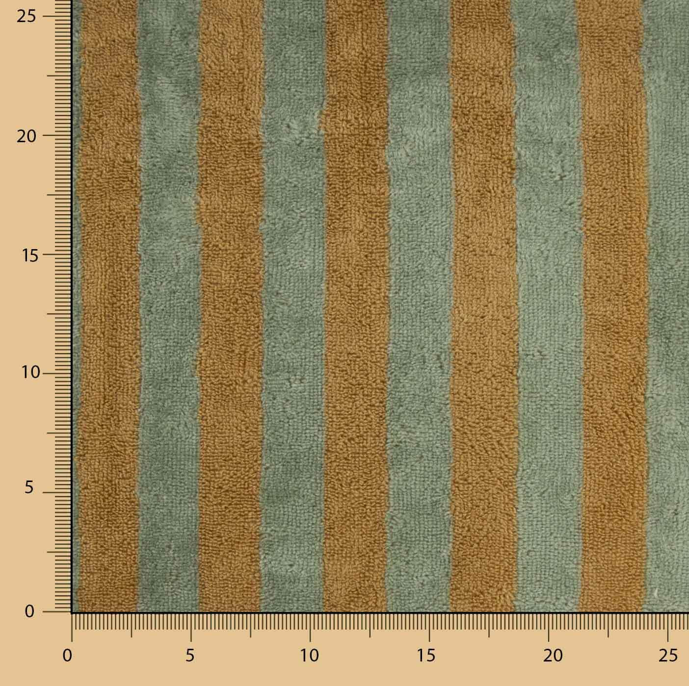 Toalla Micro Bambú Beige y Romero - Ribes y Casals