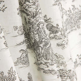 Sábana Algodón Toile de Jouy Gris - Ribes y Casals