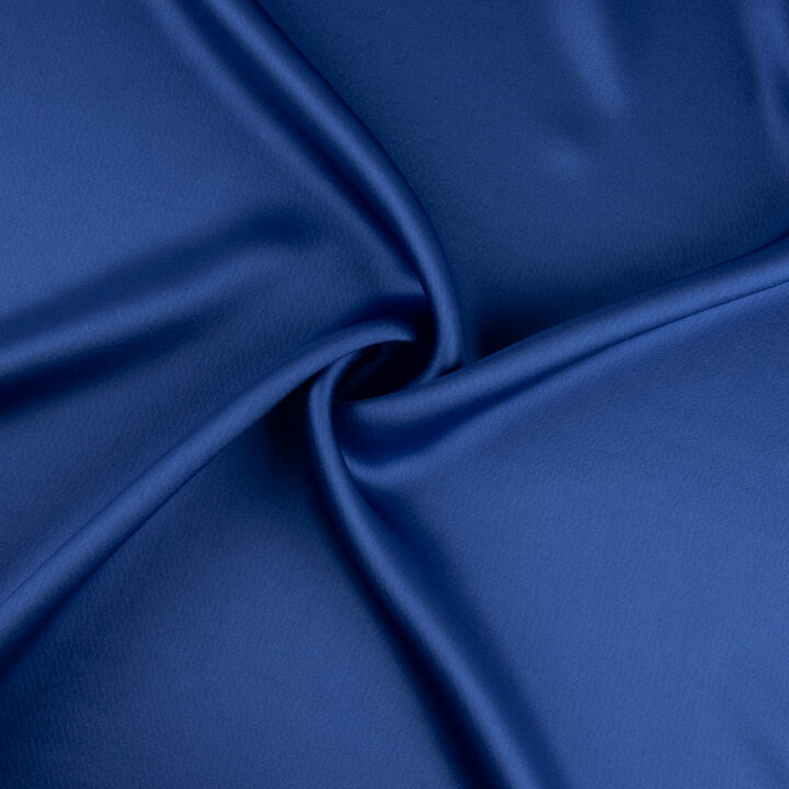 Triacetato Satén Azul Royal - Ribes y Casals
