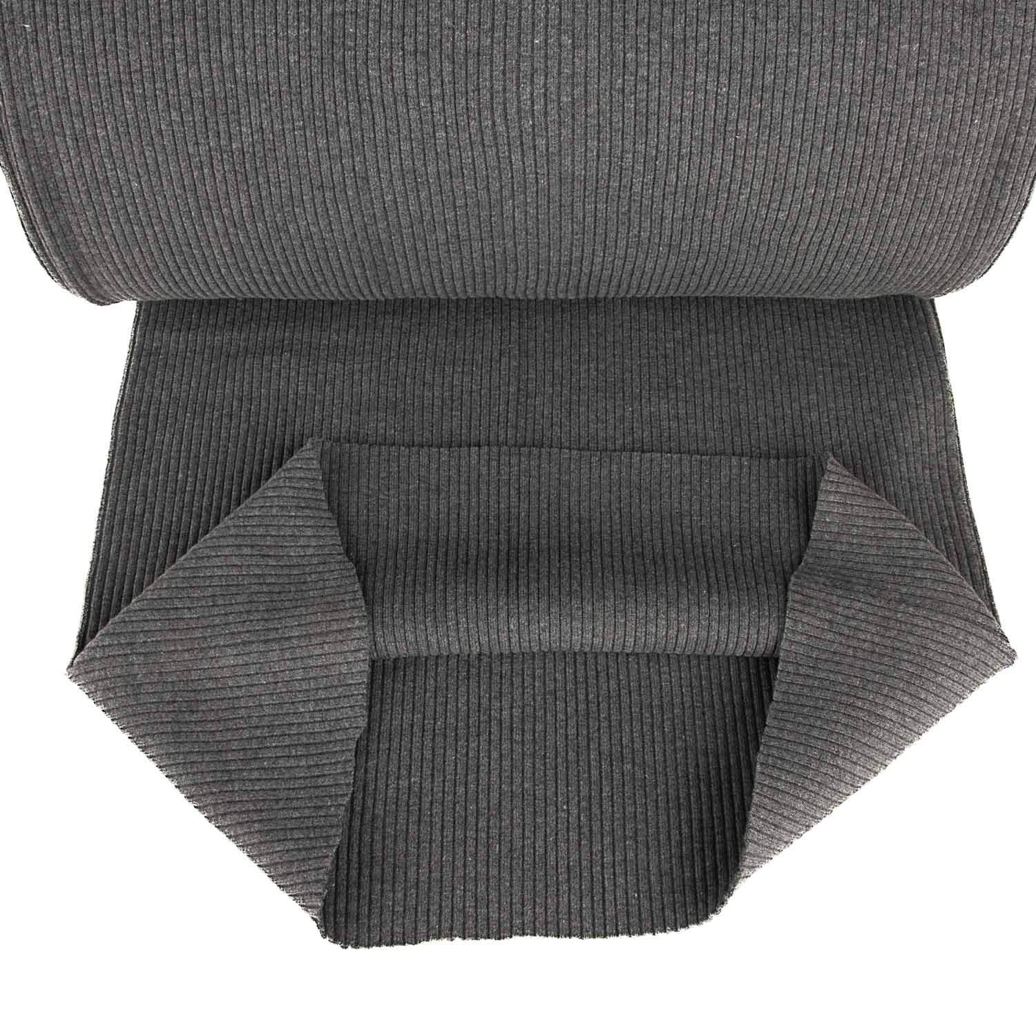Tubular Canalé Rib 3x3 Gris Melange - Ribes y Casals