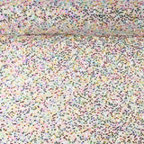 Tul Fantasía Blanco con Lentejuelas Multicolor - Ribes y Casals
