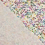 Tul Fantasía Blanco con Lentejuelas Multicolor - Ribes y Casals