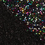 Tul Fantasía Negro con Lentejuelas Multicolor - Ribes y Casals