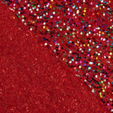 Tul Fantasía Rojo con Lentejuelas Multicolor - Ribes y Casals