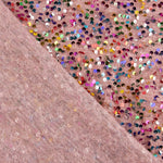 Tul Fantasía Rosa con Lentejuelas Multicolor - Ribes y Casals