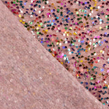 Tul Fantasía Rosa con Lentejuelas Multicolor - Ribes y Casals