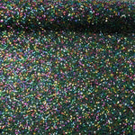 Tul Fantasía Verde con Lentejuelas Multicolor - Ribes y Casals