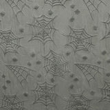 Tul Negro Arañas Plateadas Halloween - Ribes y Casals