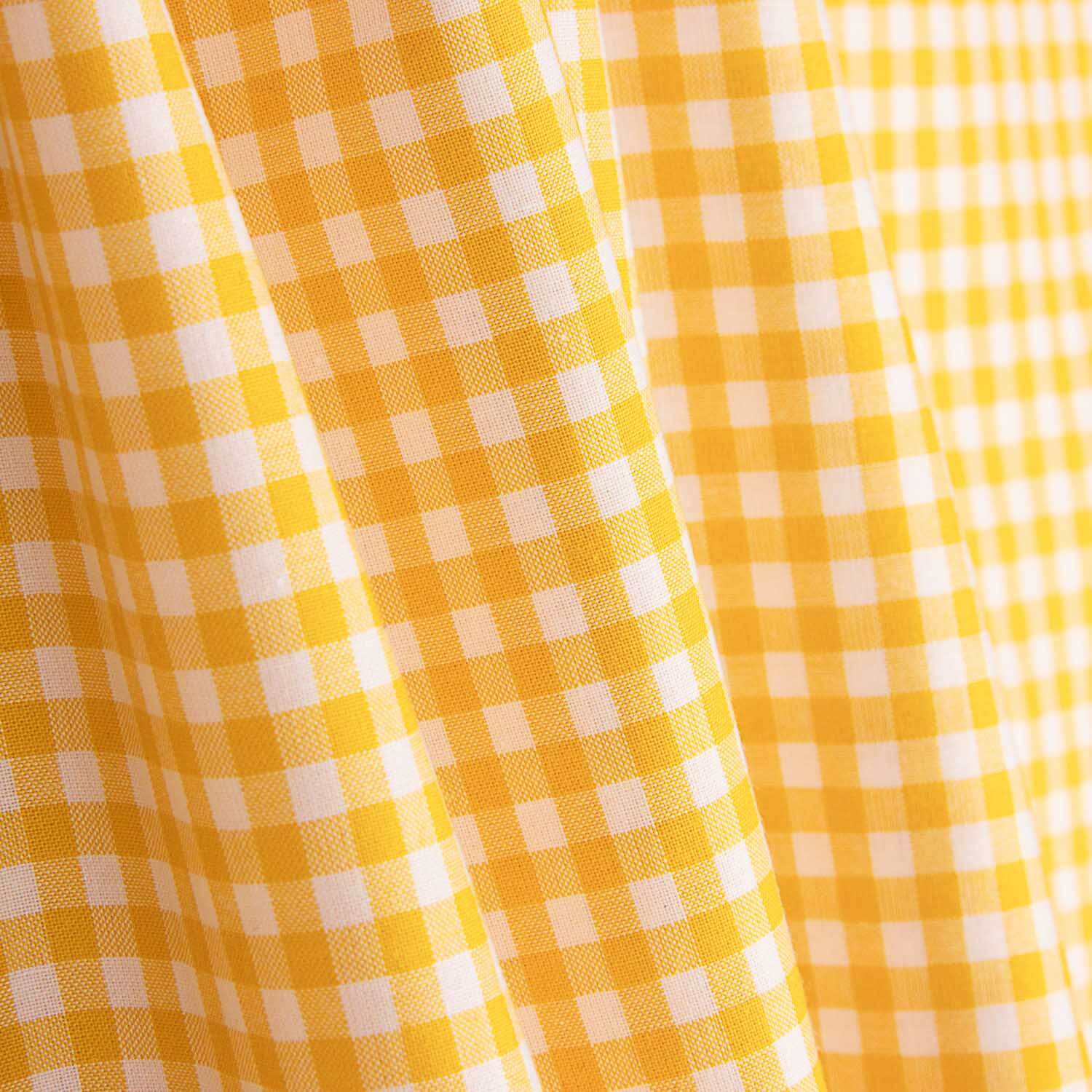 Cuadros Vichy Basic Amarillo Pequeño 40 - Ribes y Casals