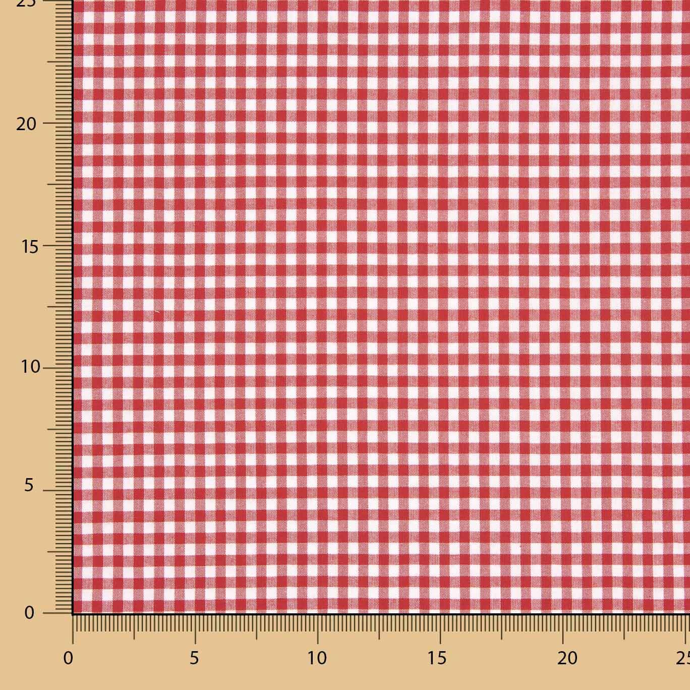 Cuadros Vichy Basic Rojo Pequeño 40 - Ribes y Casals