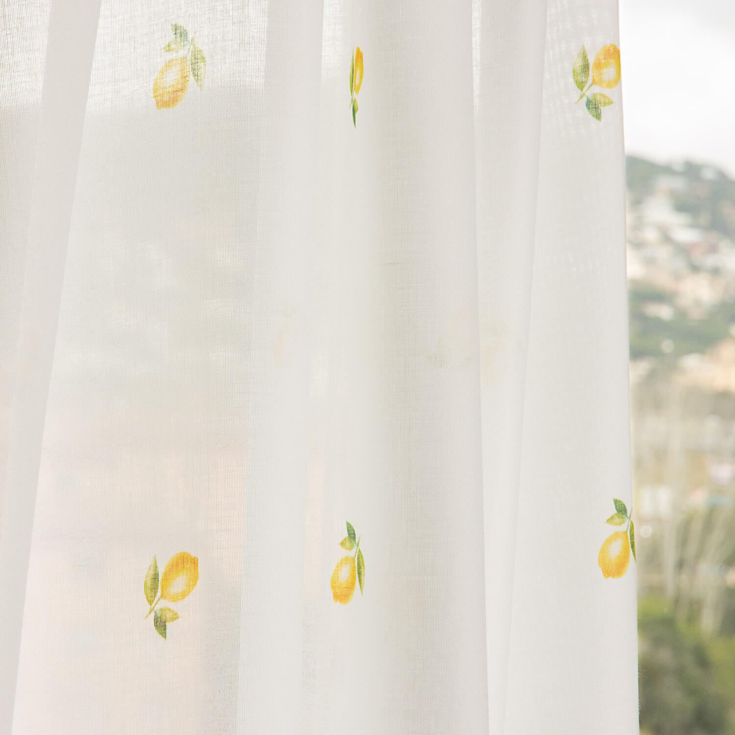 Visillo Estampado Limones - Ribes y Casals