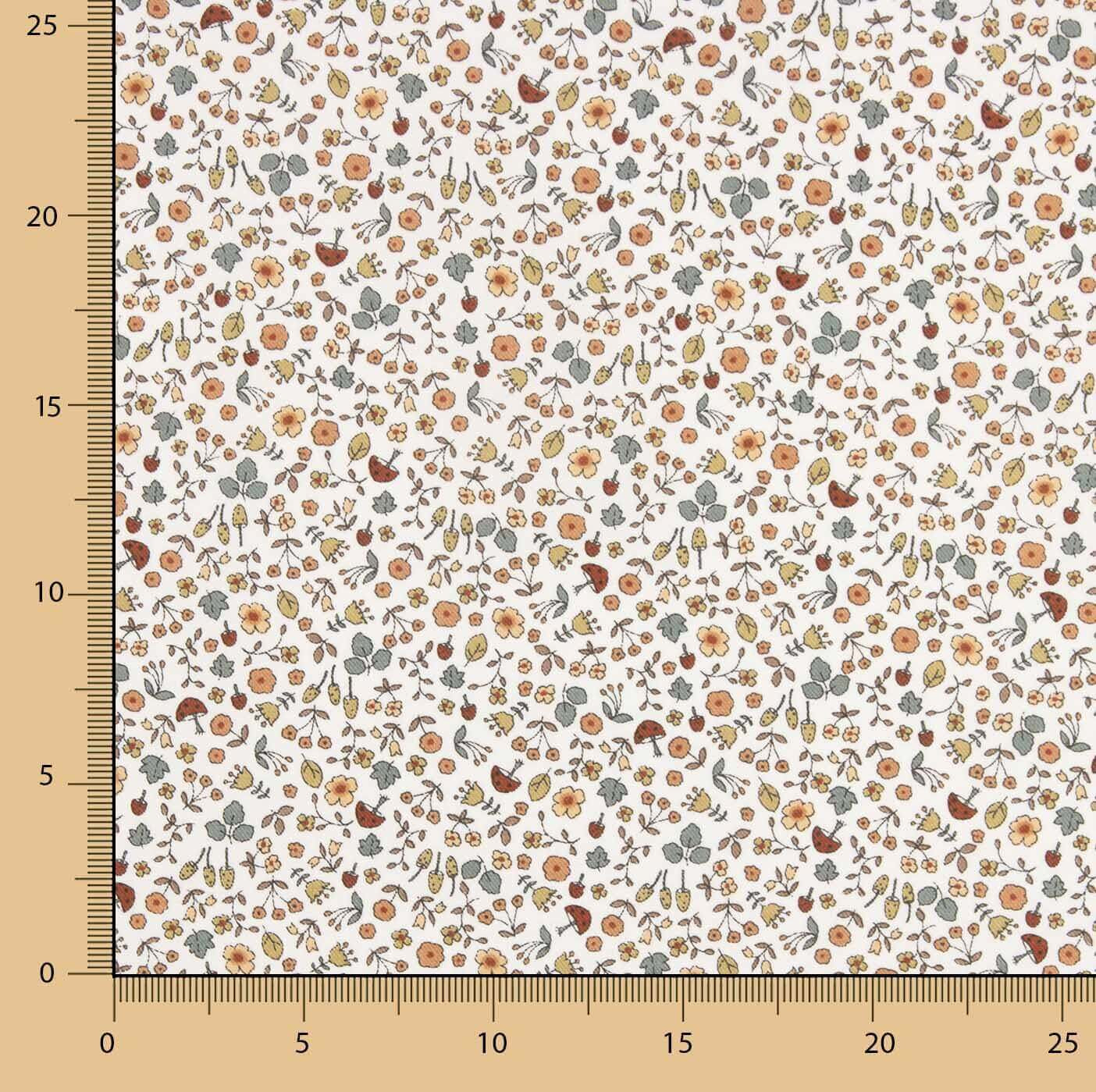 Viyela Algodón Flores Campestres - Ribes y Casals