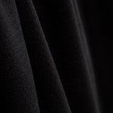 Abrigo Lana Poncho Negro - Ribes y Casals