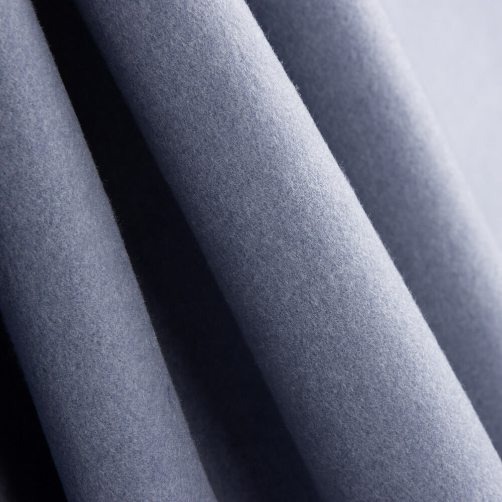 Abrigo Mouflón Loden Azul Denim - Ribes y Casals