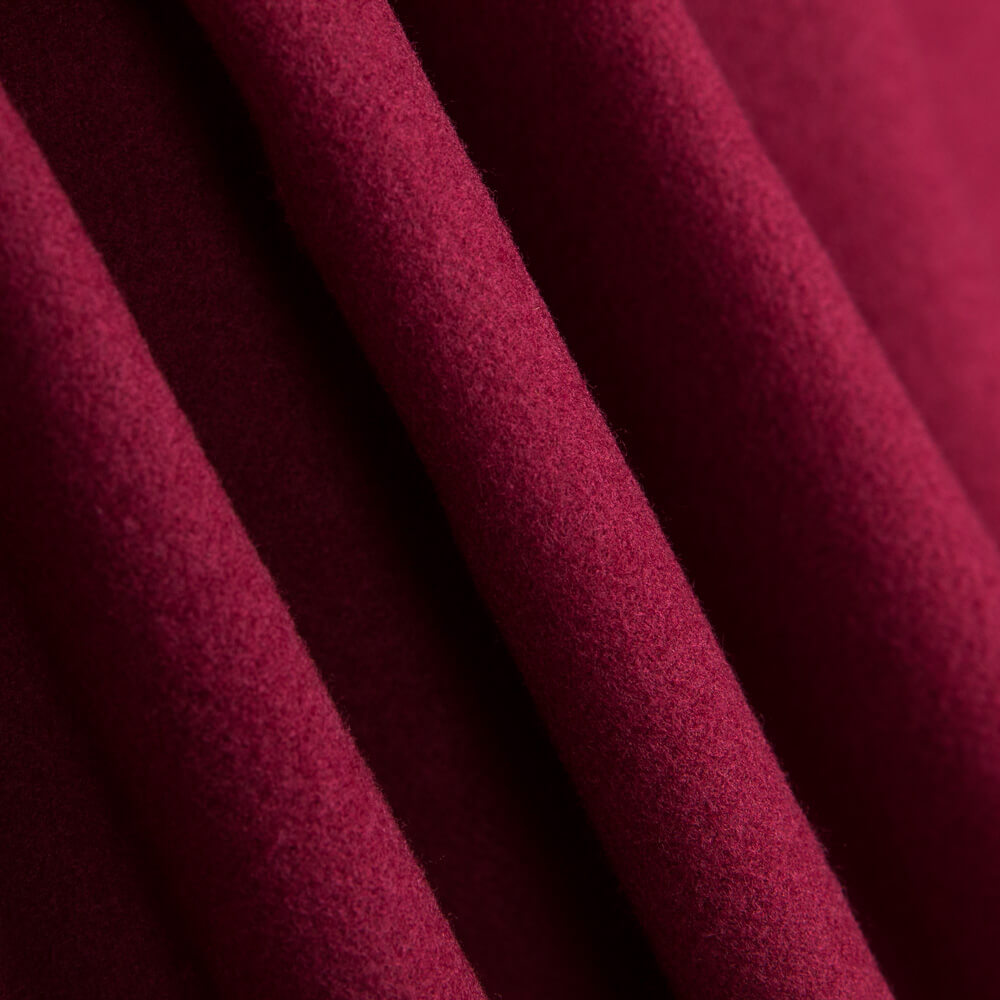 Retal Abrigo Mouflón Loden Granate 60x140 cm - Ribes y Casals