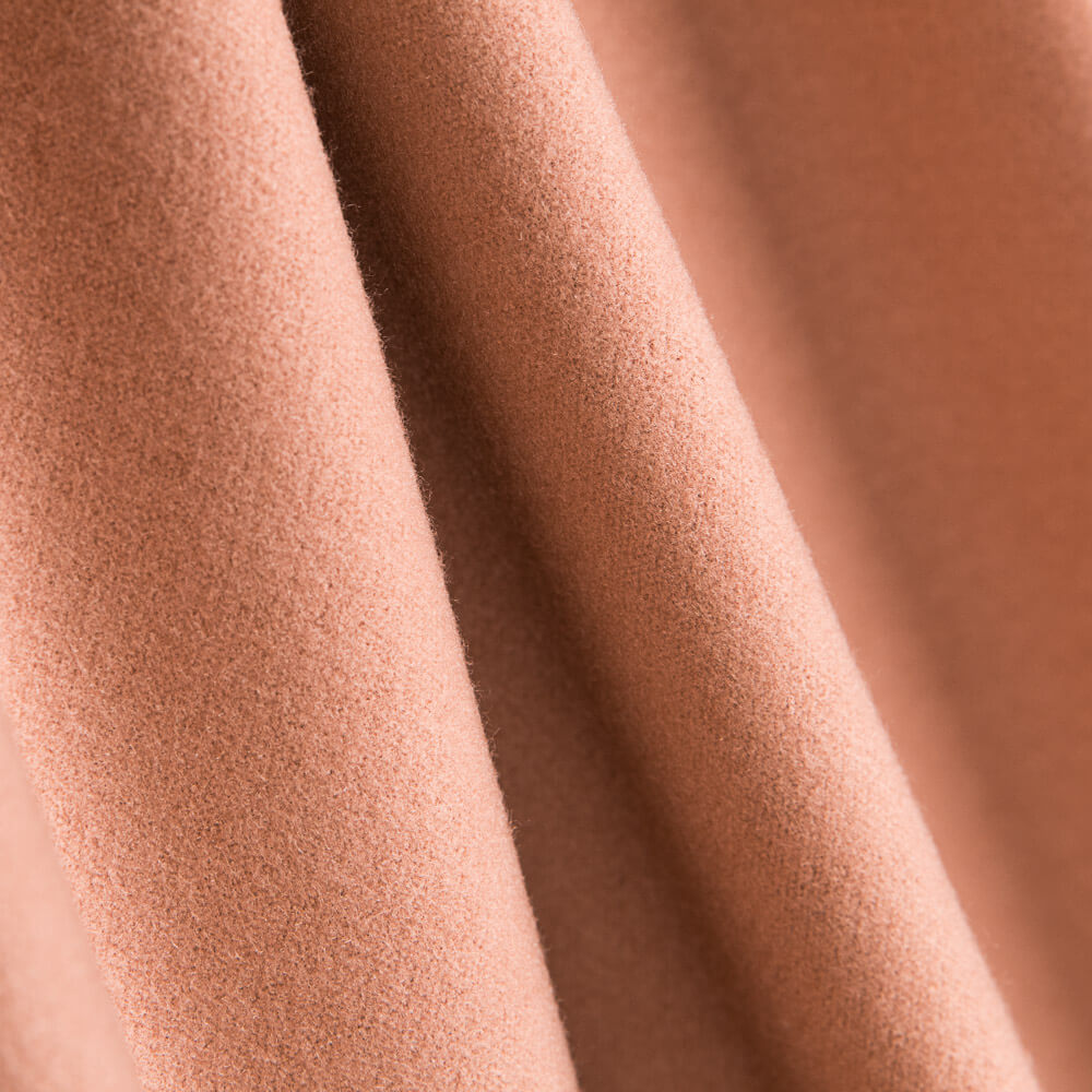 Abrigo Mouflón Loden Rosa Maquillaje - Ribes y Casals