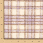 Abrigo Pelo Cuadros Beige - Ribes y Casals