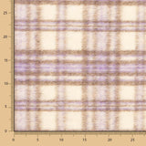 Abrigo Pelo Cuadros Beige - Ribes y Casals