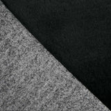 Tela Abrigo Fino Pelo Sorona Negro - Ribes y Casals