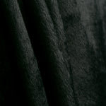 Tela Abrigo Fino Pelo Sorona Negro - Ribes y Casals