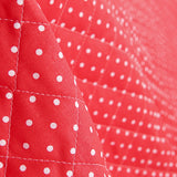 Acolchado Popelín Lunares Rojo - Ribes y Casals