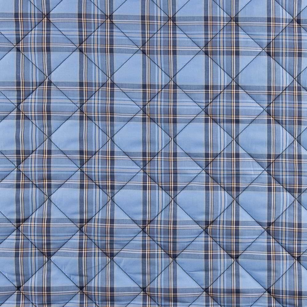 Acolchado Algodón Cuadros Azules - Ribes y Casals