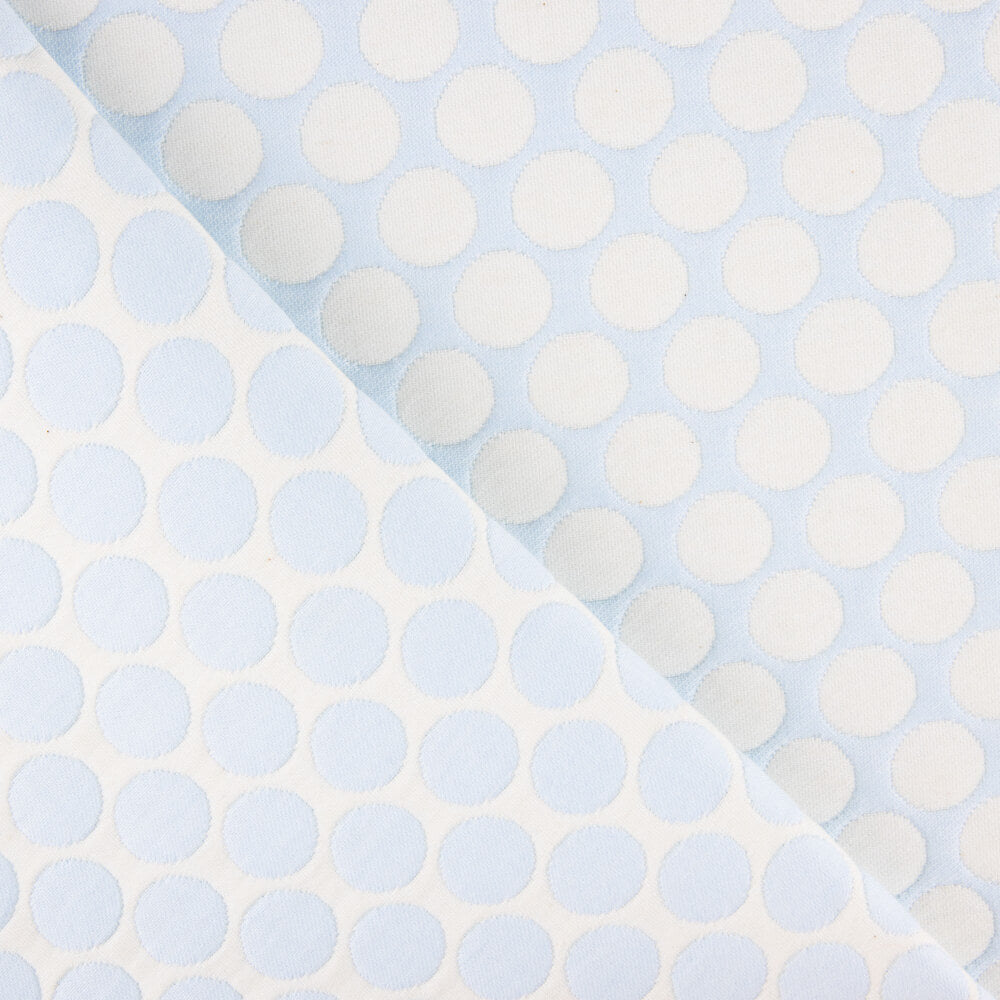 Jacquard Infantil Lunares Azul - Ribes y Casals