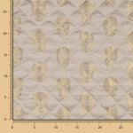 Acolchado Jacquard Calaveras Oro - Ribes y Casals