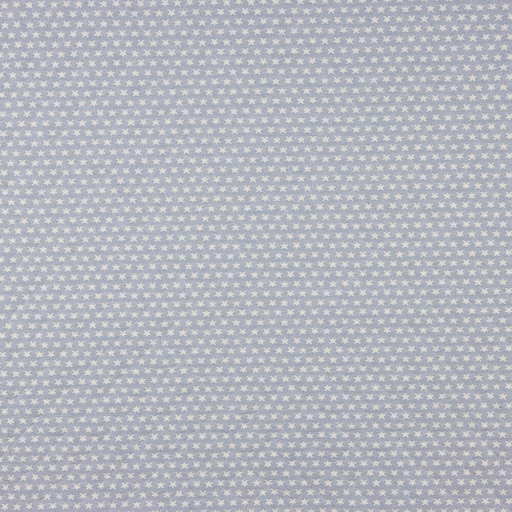 Acolchado Infantil Jacquard Azul Denim Estrella - Ribes y Casals