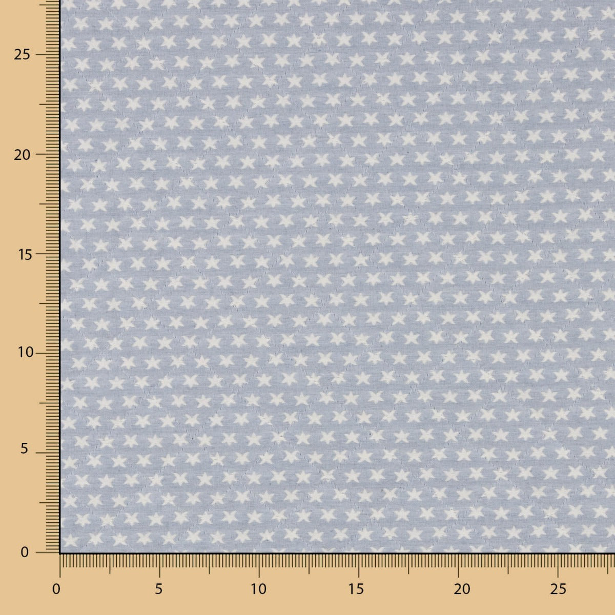 Acolchado Infantil Jacquard Azul Denim Estrella - Ribes y Casals