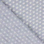 Acolchado Infantil Jacquard Azul Denim Estrella - Ribes y Casals