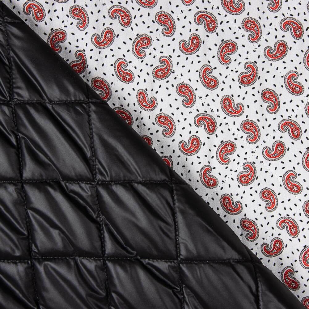 Acolchado Impermeable Negro Cachemire - Ribes y Casals