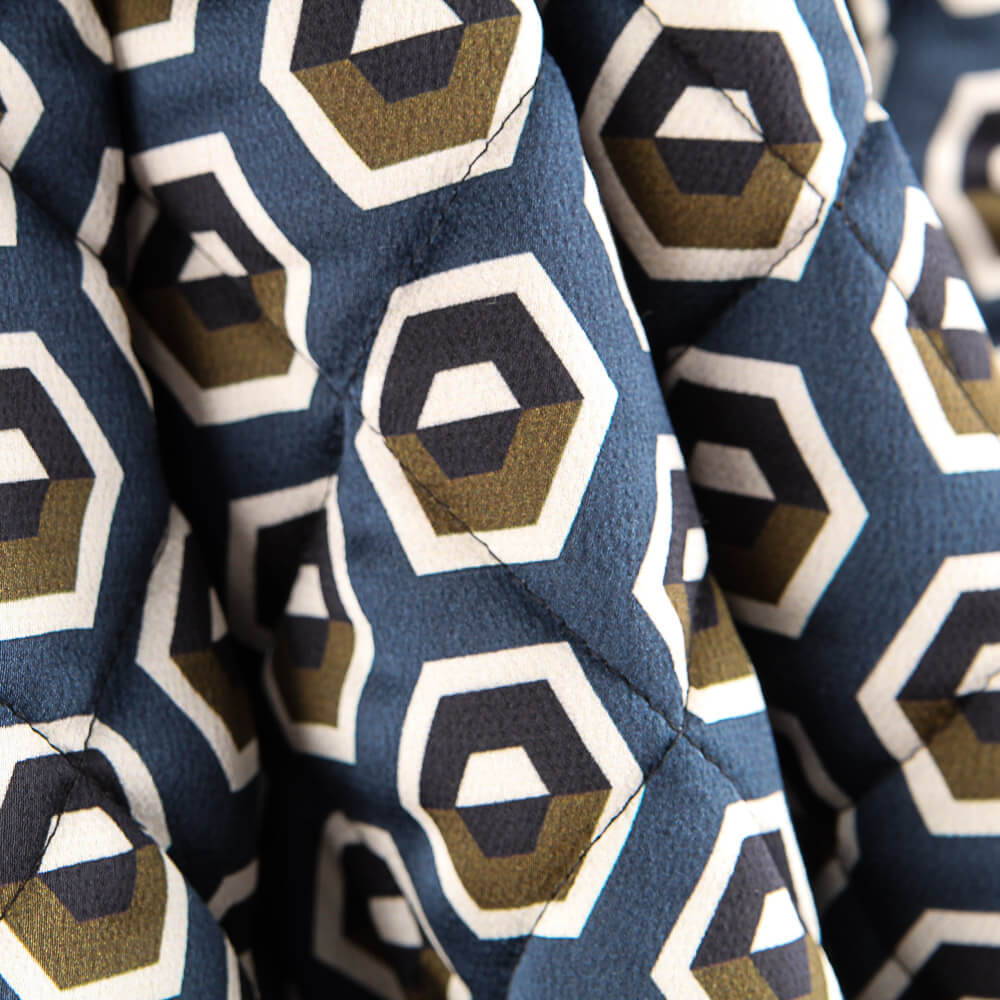 Acolchado Reversible Verde Caza - Ribes y Casals