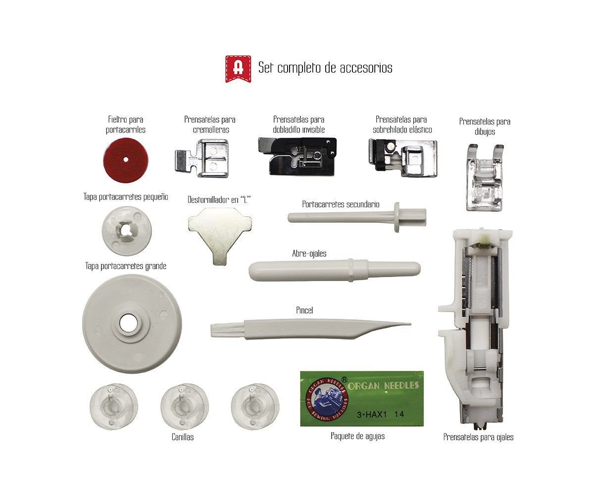 Alfa 2130 Máquina de coser electrónica - Ribes y Casals