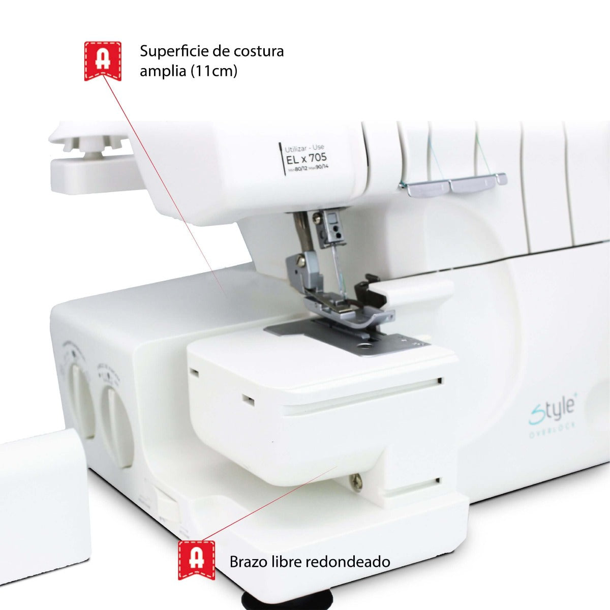 Remalladora Alfa Style Plus 8708 Overlock - Ribes y Casals