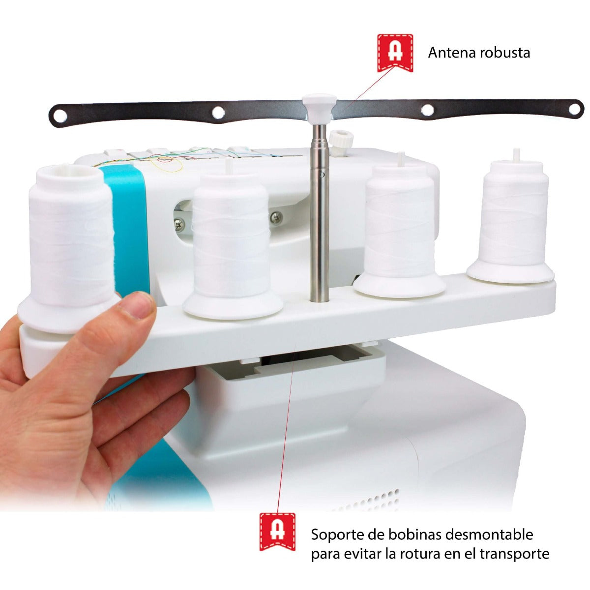 Remalladora Alfa Style Plus 8708 Overlock - Ribes y Casals