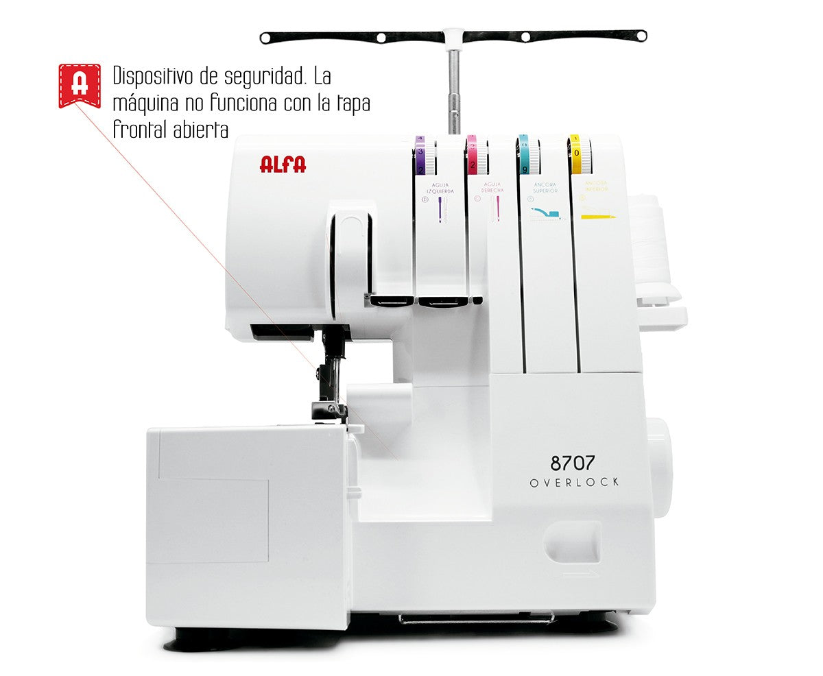 Alfa Style 8707 Remalladora Overlock - Ribes y Casals