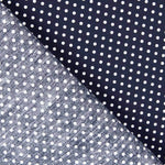 Popelín Algodón Lunarcitos Marino - Ribes y Casals