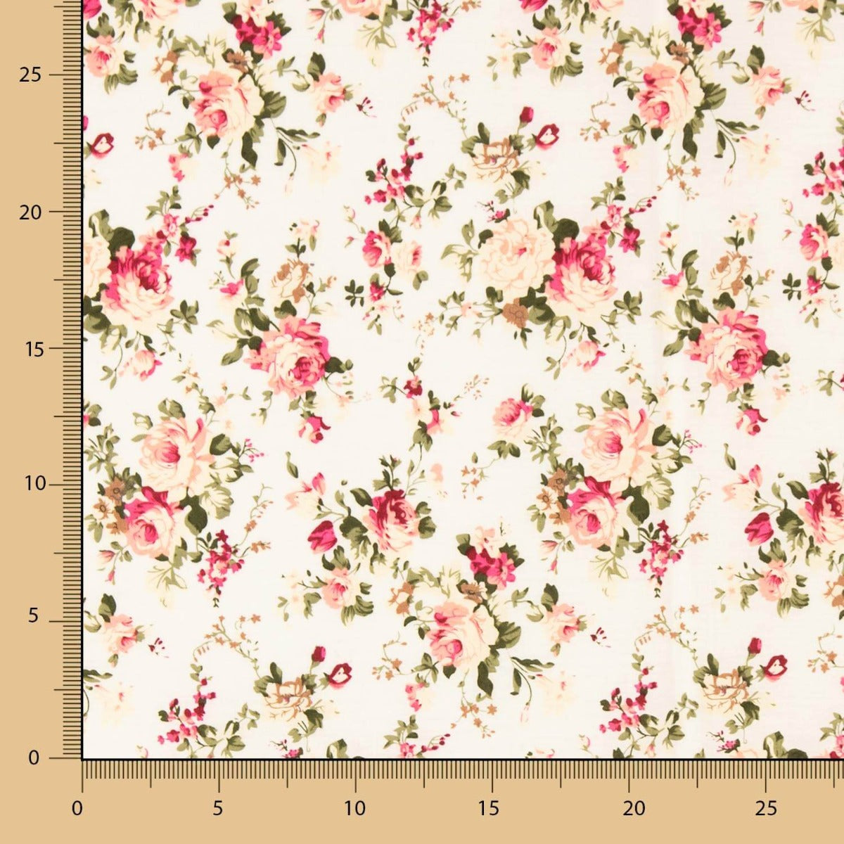 Popelín Algodón Mini Cretona Clásica Cruda - Ribes y Casals