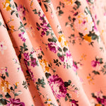 Popelín Algodón Mini Cretona Clásica Rosa - Ribes y Casals