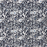 Popelín Algodón Flores Marino - Ribes y Casals