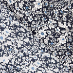Popelín Algodón Flores Marino - Ribes y Casals