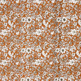 Popelín Algodón Flores Teja - Ribes y Casals