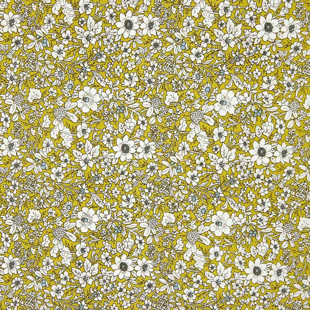 Popelín Algodón Flores Aceite - Ribes y Casals
