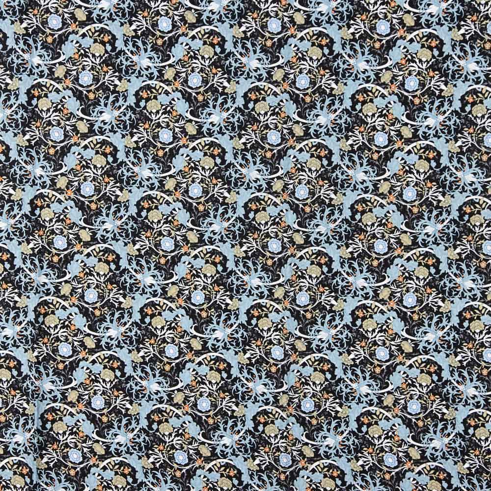 Popelín Algodón Renaissance Negro - Ribes y Casals