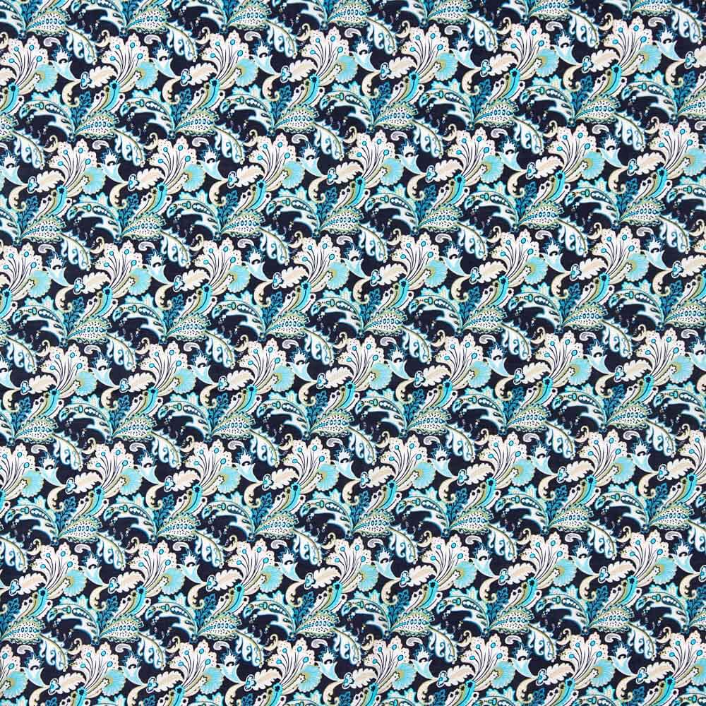 Popelín Algodón Cachemire Canard - Ribes y Casals