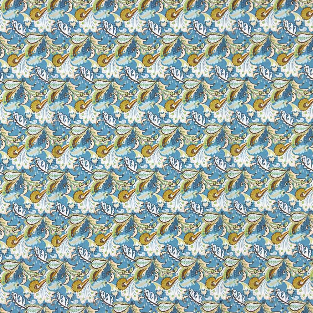 Popelín Algodón Cachemire Verde Oliva - Ribes y Casals